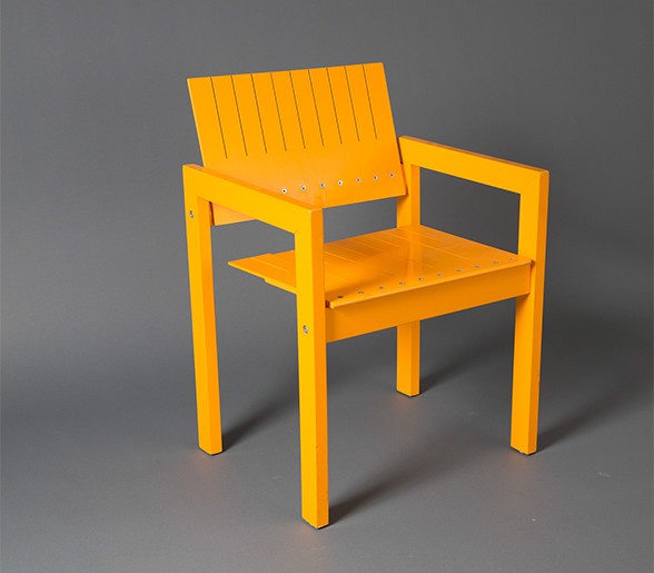 Slit Stuhl Carl Hansen Bernt Petersen 1983 Vintage