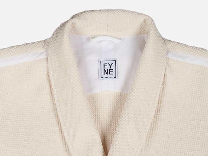 Fyne Garments Lounge Mantel "Waffelpique"