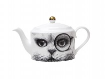 Rory Dobner Cat Monocle Teapot Teekanne