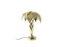 Golden Palm Table Lamp